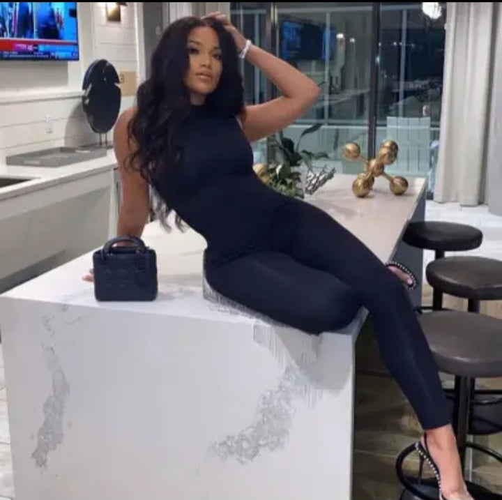 Sleeveless Body Suit Long Bottoms