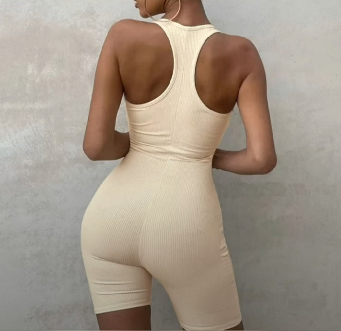 Racer back one piece