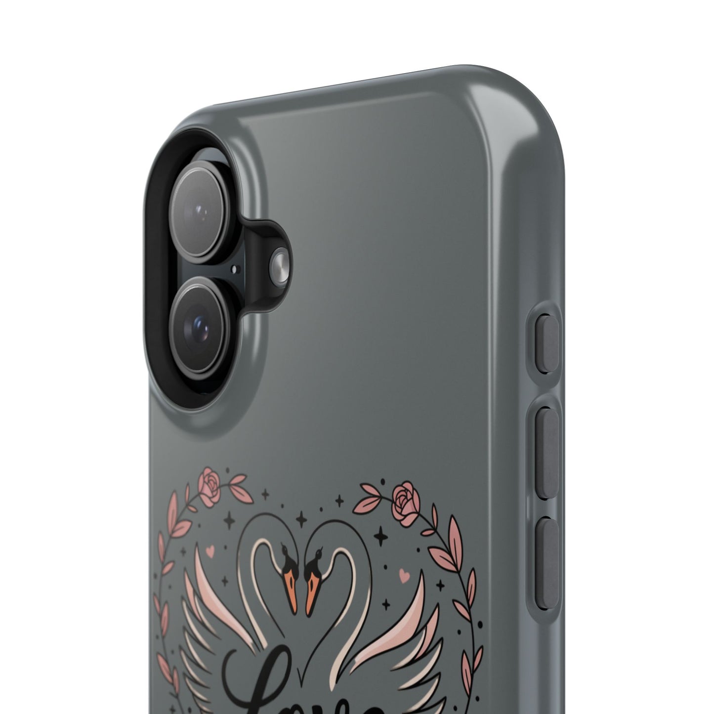Phone Case — Romantic Swan 'Love' Impact-Resistant Protective Case