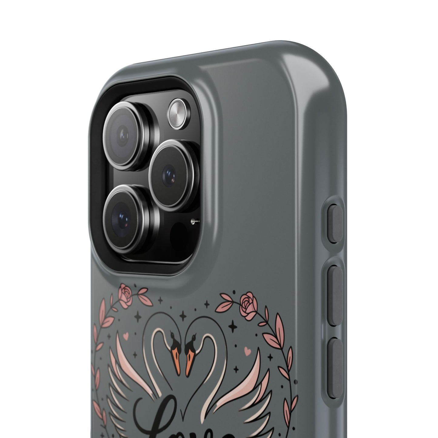 Phone Case — Romantic Swan 'Love' Impact-Resistant Protective Case