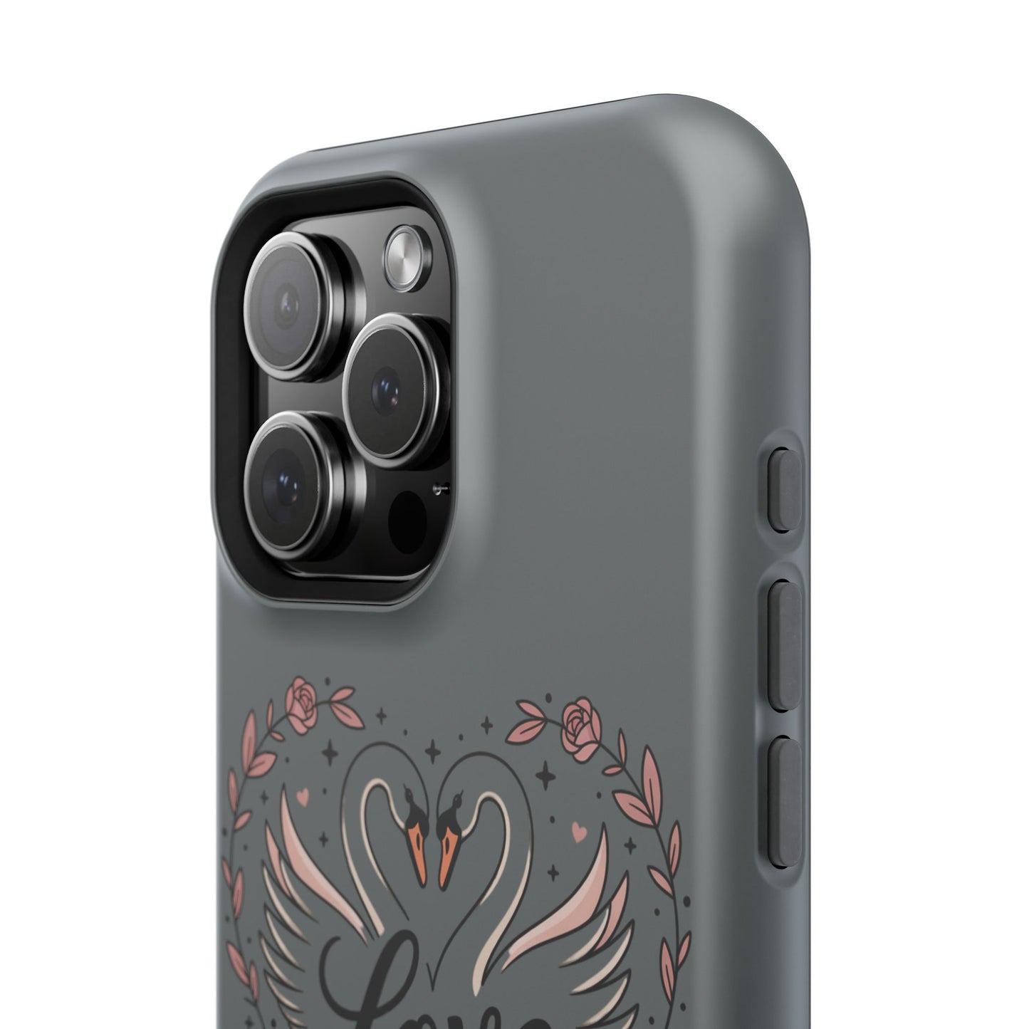 Phone Case — Romantic Swan 'Love' Impact-Resistant Protective Case