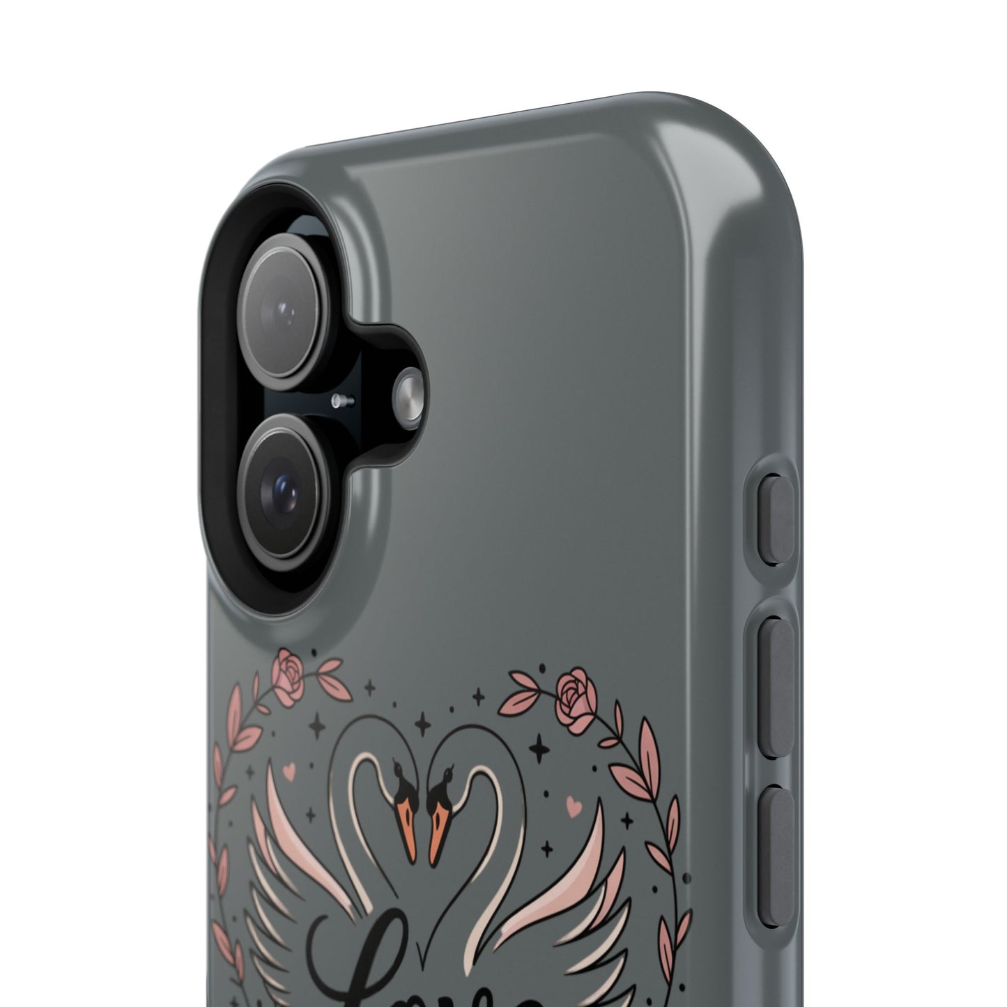 Phone Case — Romantic Swan 'Love' Impact-Resistant Protective Case