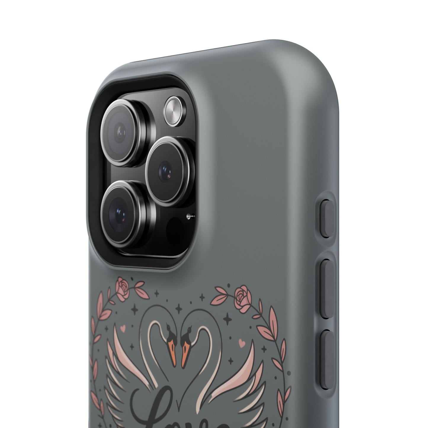 Phone Case — Romantic Swan 'Love' Impact-Resistant Protective Case