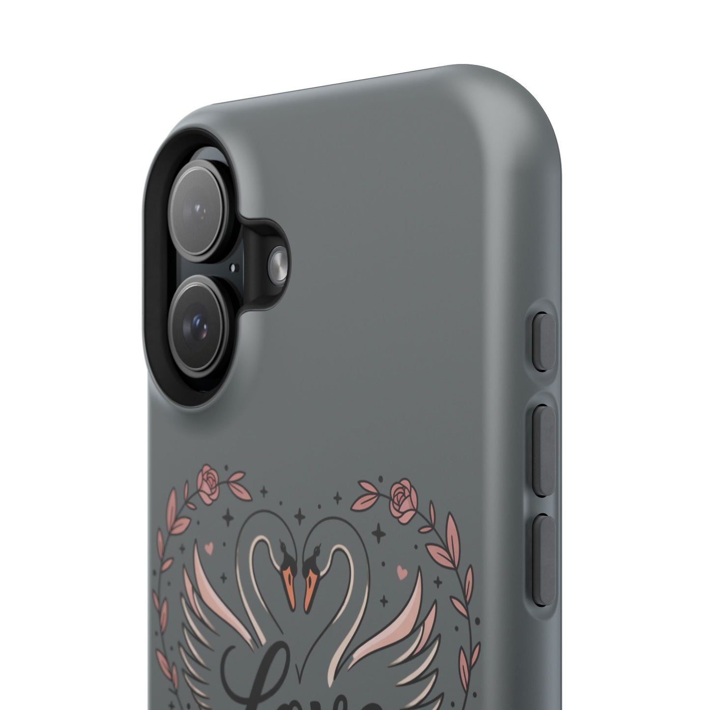 Phone Case — Romantic Swan 'Love' Impact-Resistant Protective Case