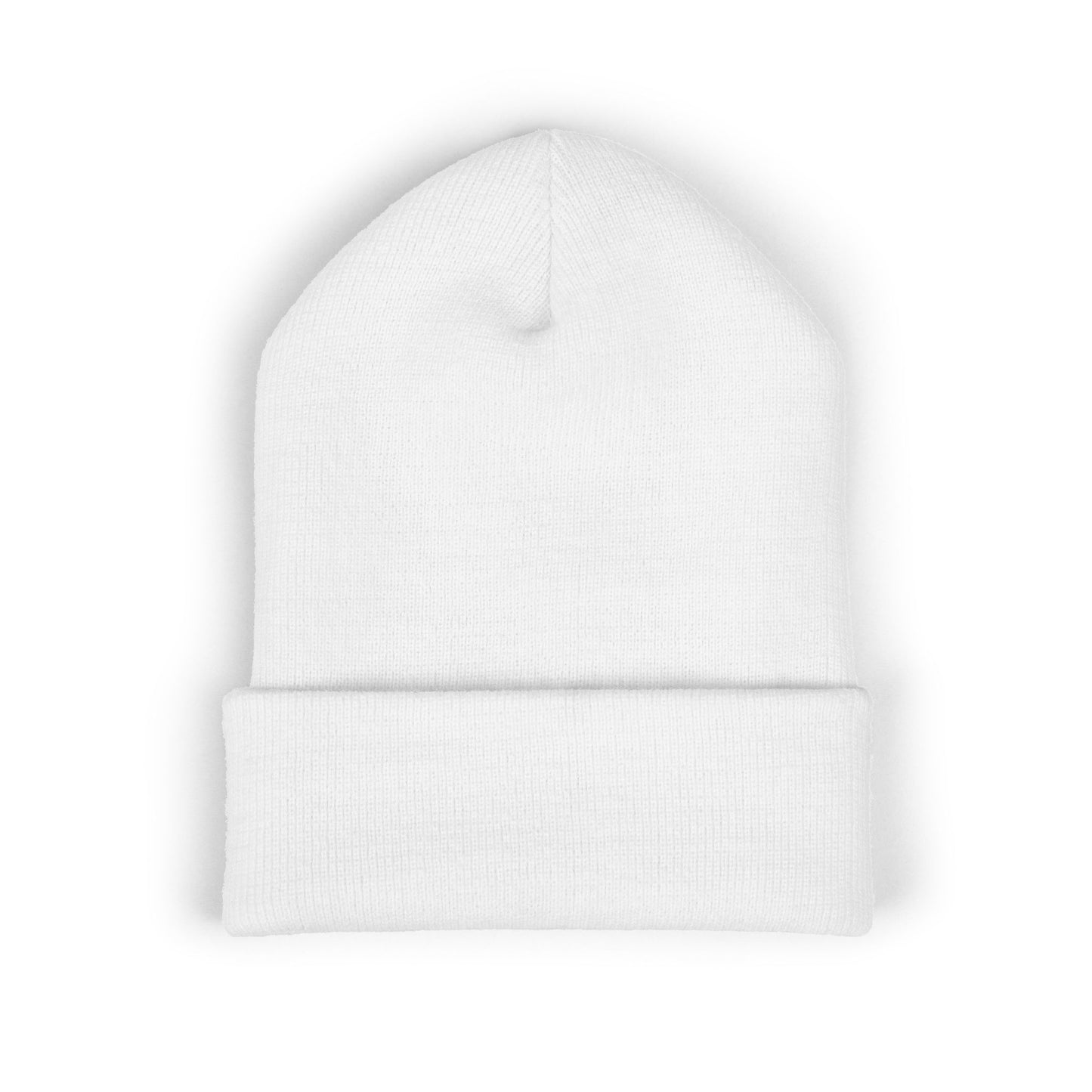 No Replicas Embroidered Cuffed Beanie — Minimalist Streetwear Knit Hat