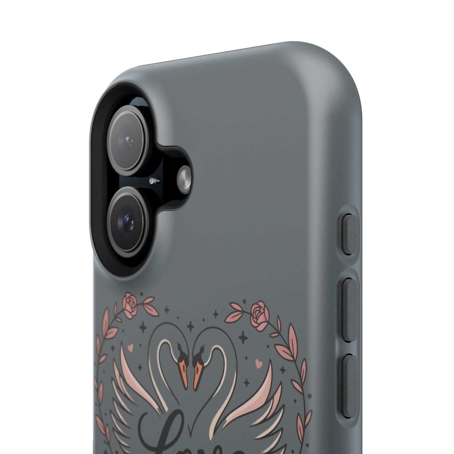 Phone Case — Romantic Swan 'Love' Impact-Resistant Protective Case