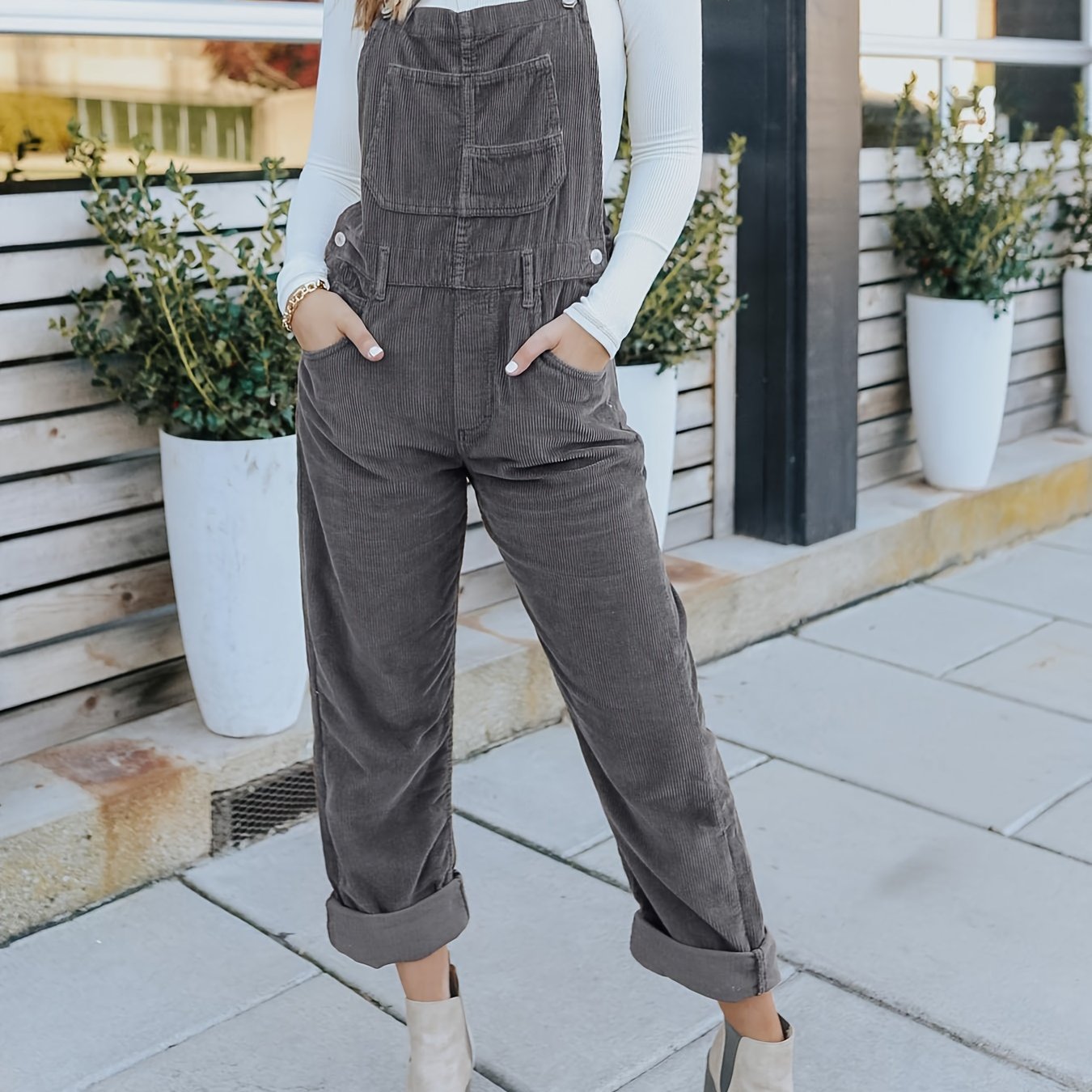 High-Waisted Jumpsuit Fit