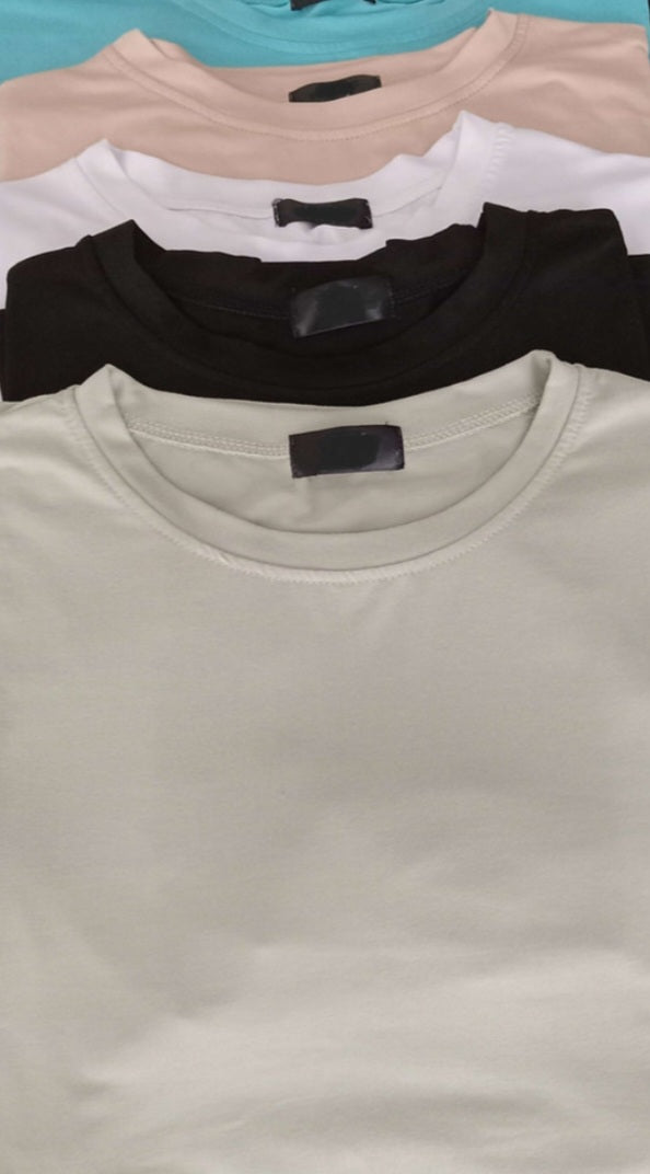 Over-sized Tee and Biker Shorts Set
